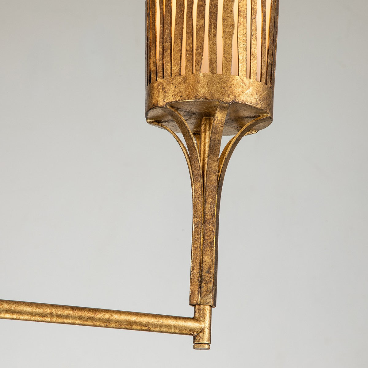 Lucas + McKearn - CH20319G-3 - Three Light Chandelier - Sawgrass - Gold Leaf