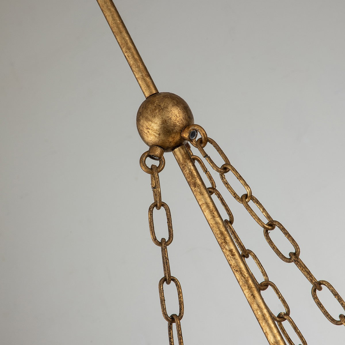 Lucas + McKearn - PD20319G-3 - Three Light Pendant - Sawgrass - Gold Leaf