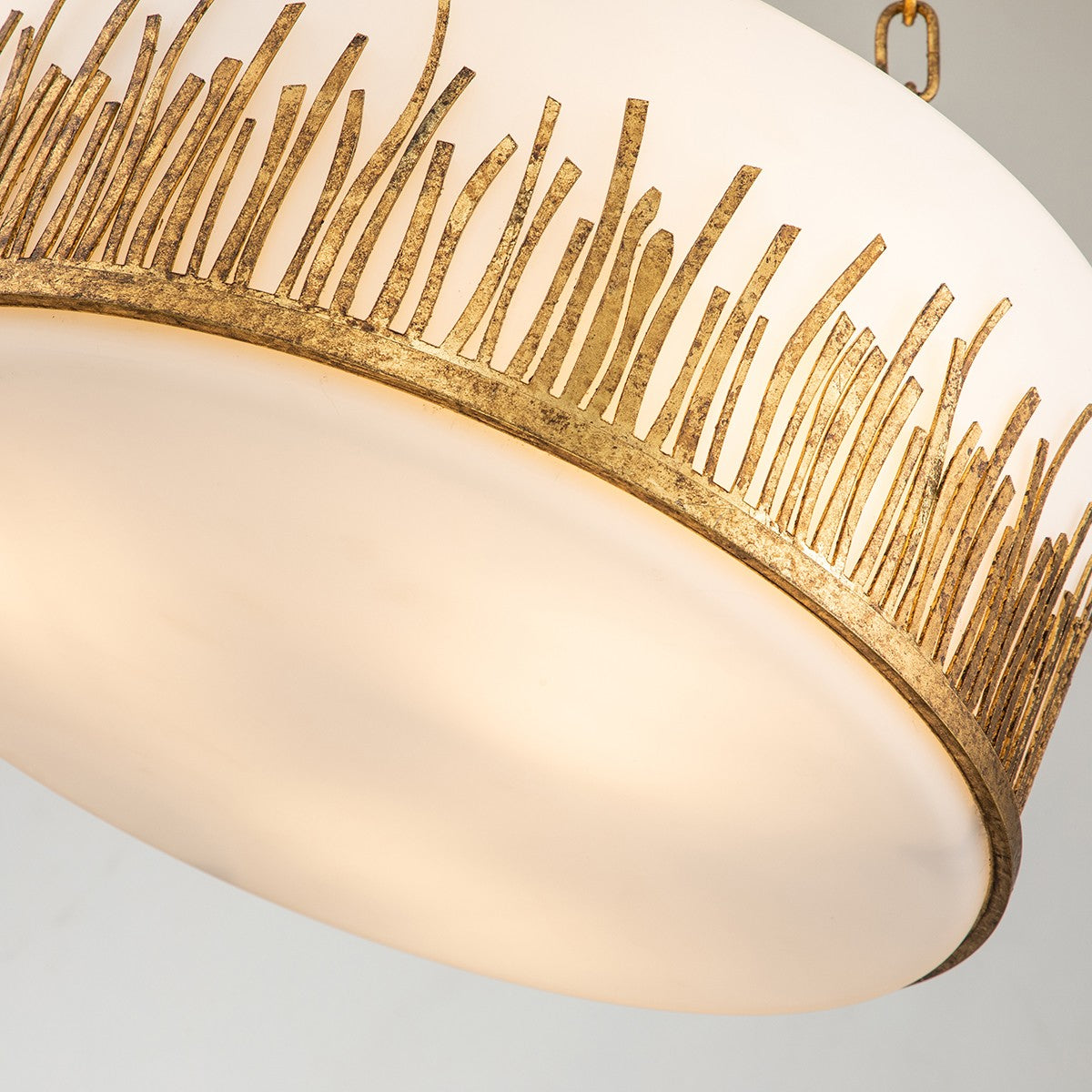 Lucas + McKearn - PD20319G-2 - Two Light Pendant - Sawgrass - Gold Leaf
