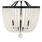 Crystorama - 604-MK-FR_CEILING - Four Light Semi Flush Mount - Rylee - Matte Black