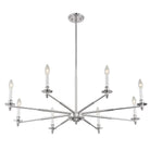 Savoy House - 1-4412-8-109 - Eight Light Chandelier - Jasmine - Polished Nickel