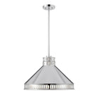 Savoy House - 7-8801-3-109 - Three Light Pendant - Seagram - Polished Nickel