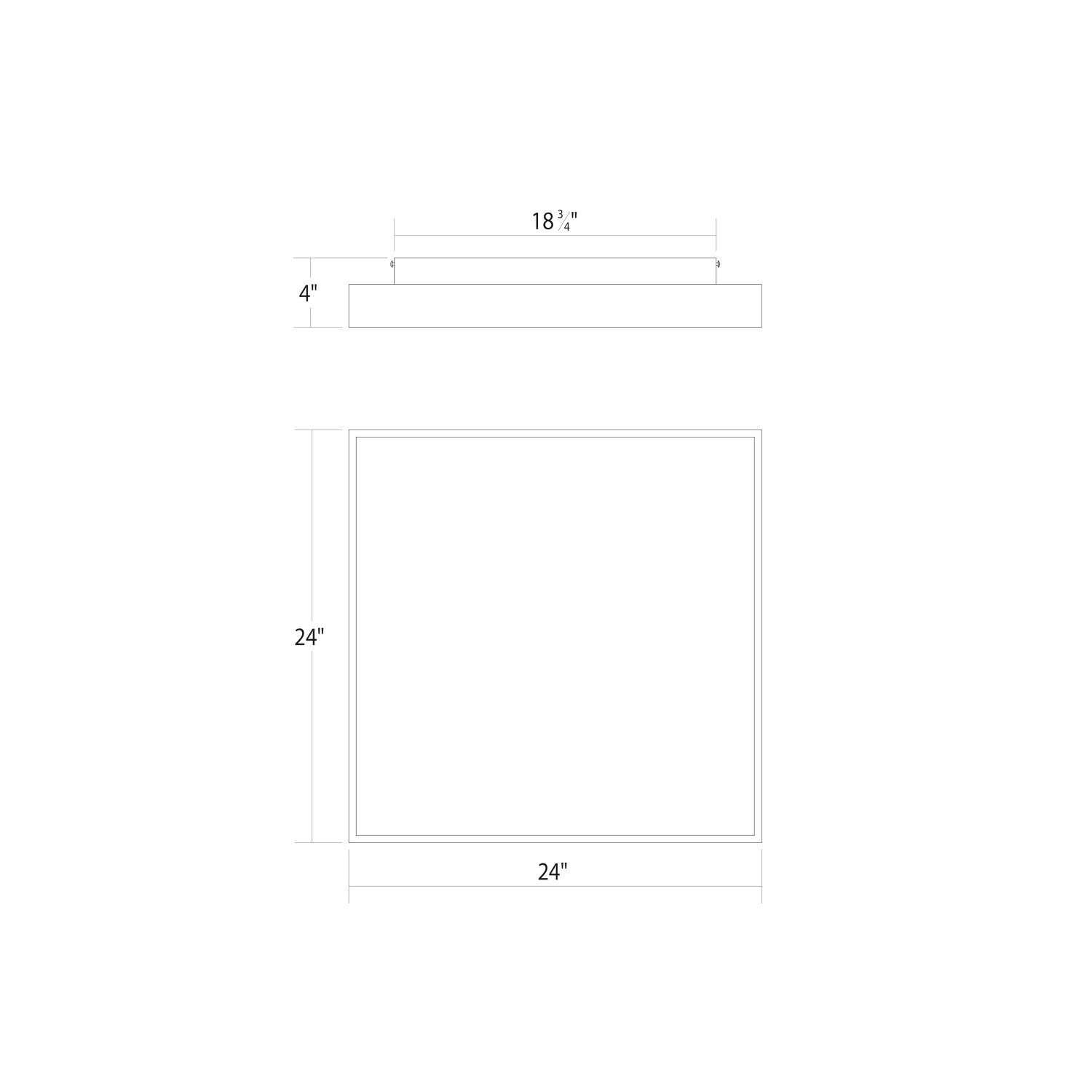 Sonneman - 3977.03 - LED CMS - Pi - Blanc satiné