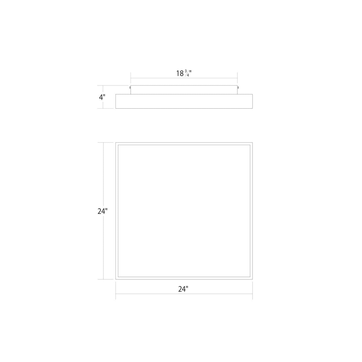 Sonneman - 3977.03-35 - LED CMS - Pi - Blanc satiné
