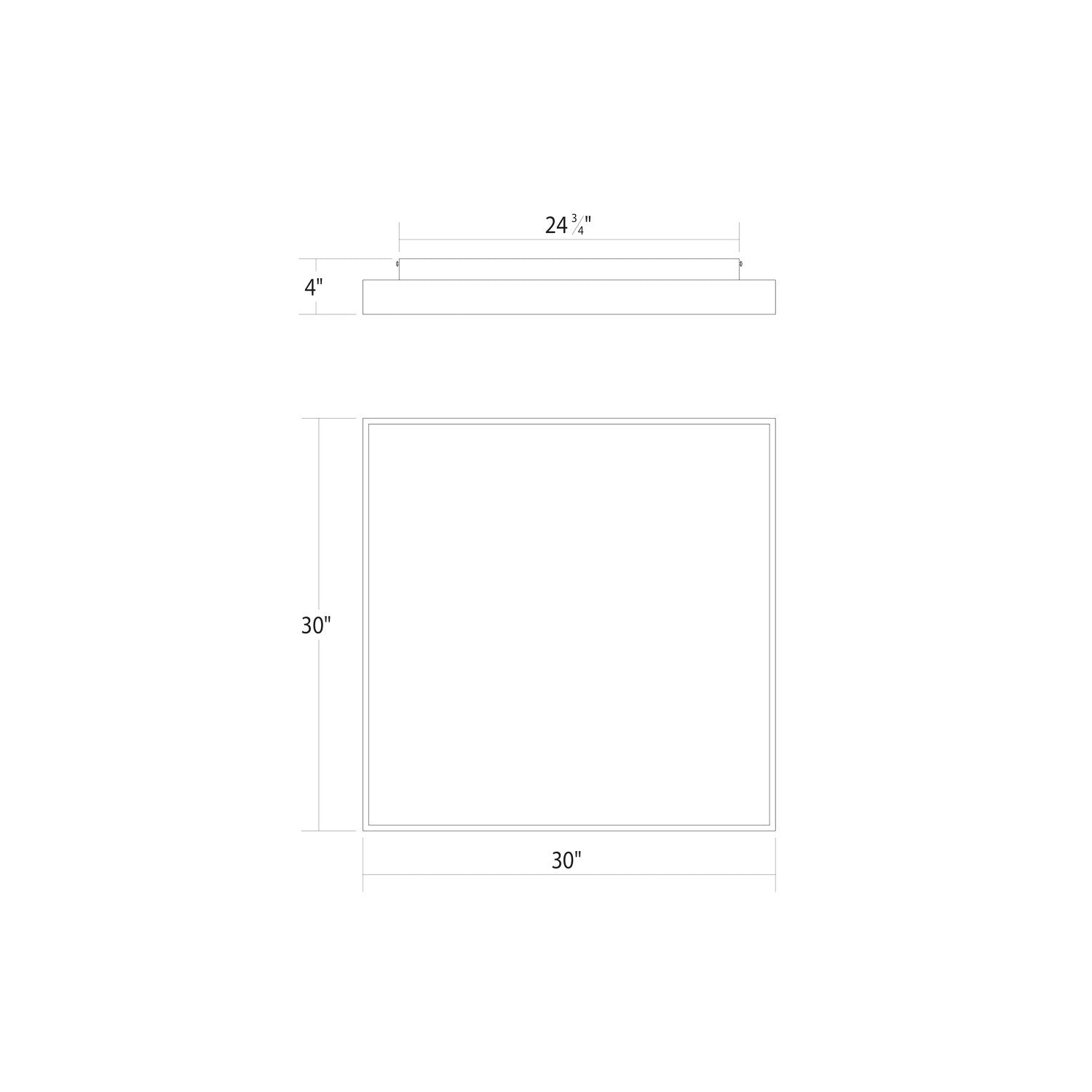 Sonneman - 3978.03 - LED CMS - Pi - Blanc satiné