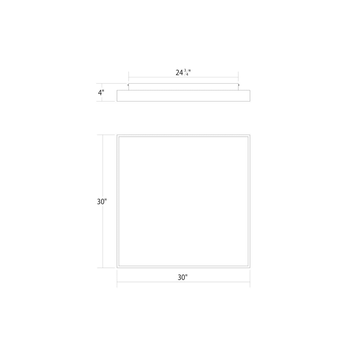 Sonneman - 3978.03-35 - LED CMS - Pi - Blanc satiné