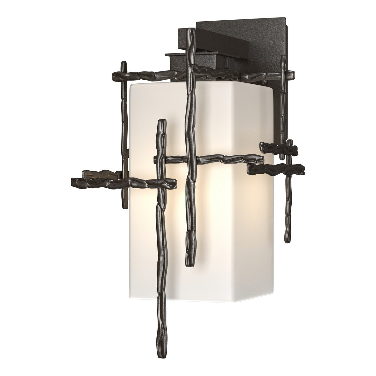 Hubbardton Forge - 302581-SKT-14-GG0093 - One Light Outdoor Wall Sconce - Tura - Coastal Oil Rubbed Bronze
