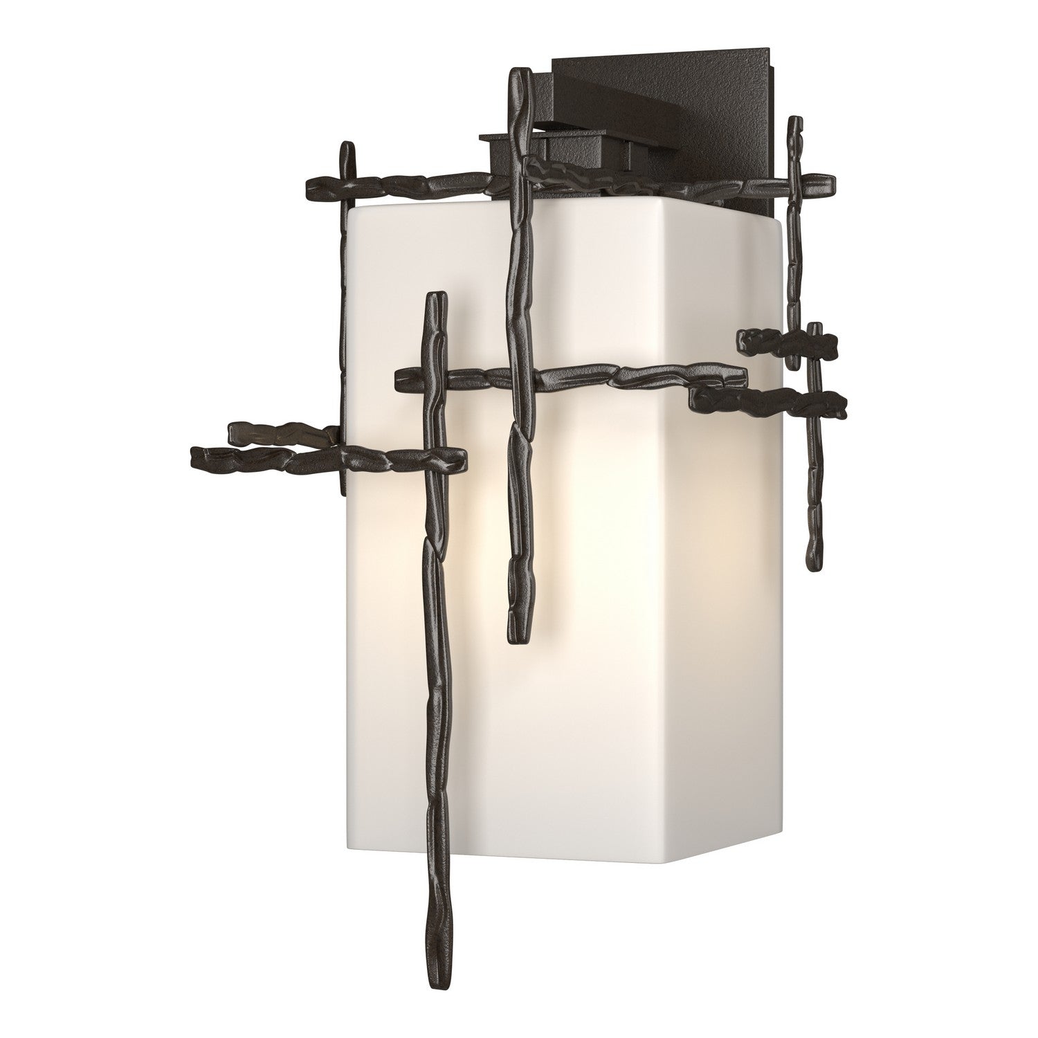 Hubbardton Forge - 302583-SKT-14-GG0707 - One Light Outdoor Wall Sconce - Tura - Coastal Oil Rubbed Bronze