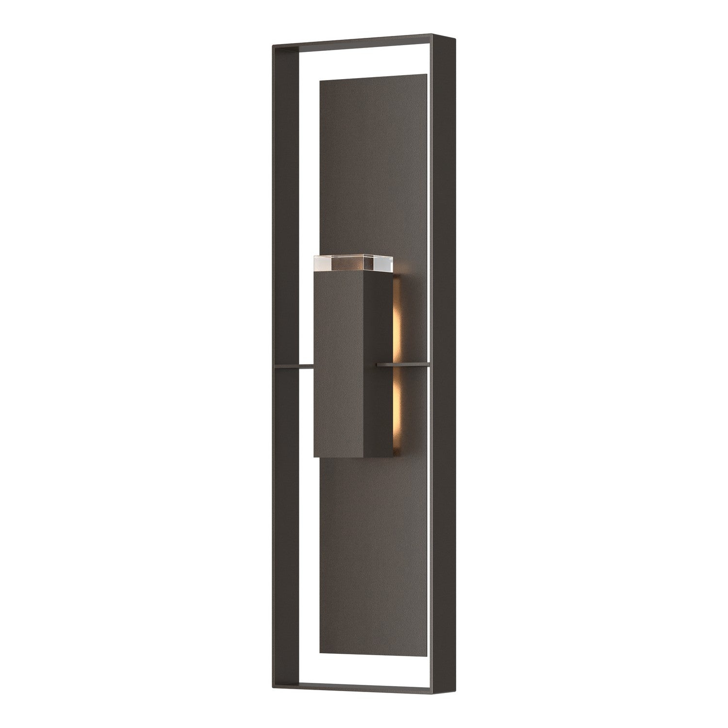 Hubbardton Forge - 302608-SKT-14-14-ZM0736 - Two Light Outdoor Wall Sconce - Shadow Box - Coastal Oil Rubbed Bronze