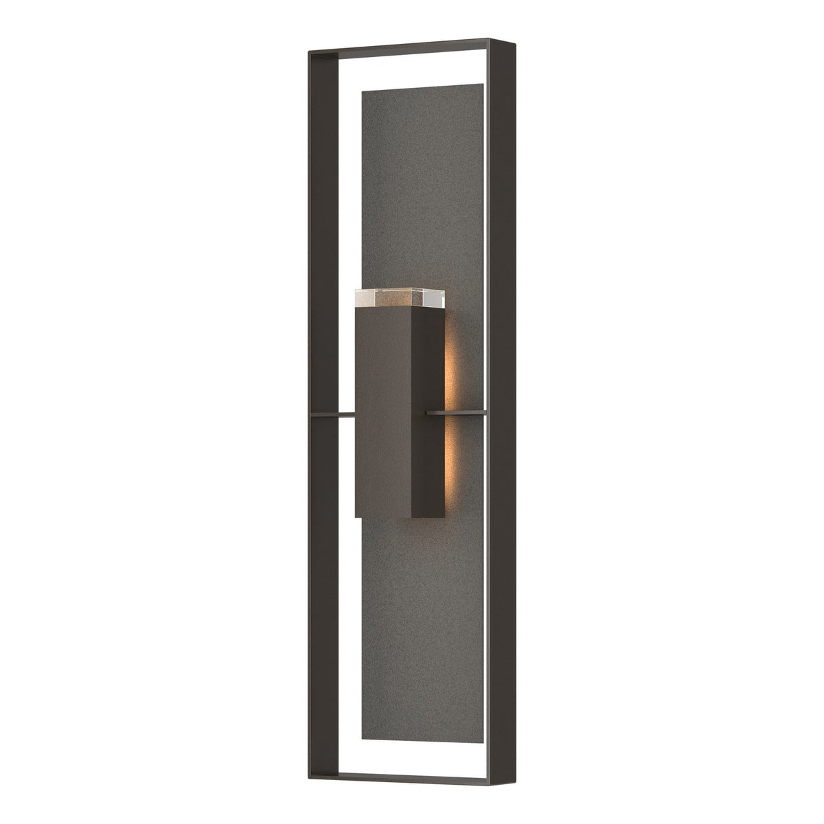 Hubbardton Forge - 302608-SKT-14-20-ZM0736 - Two Light Outdoor Wall Sconce - Shadow Box - Coastal Oil Rubbed Bronze