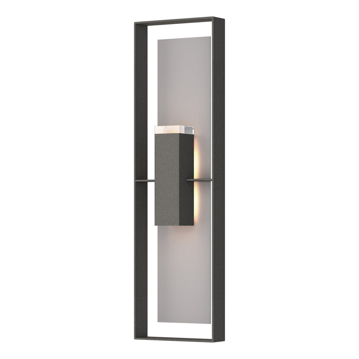 Hubbardton Forge - 302608-SKT-20-78-ZM0736 - Two Light Outdoor Wall Sconce - Shadow Box - Coastal Natural Iron