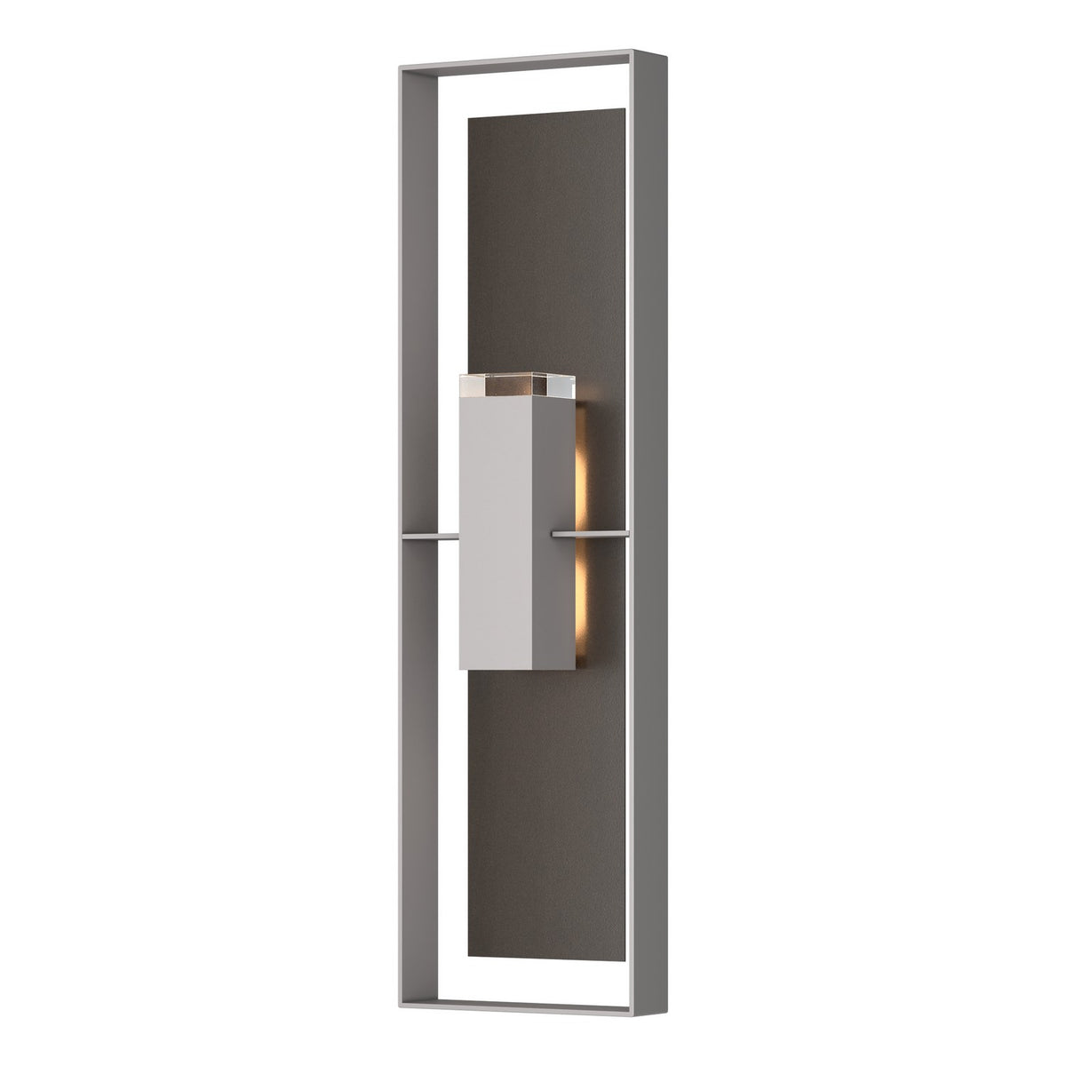 Hubbardton Forge - 302608-SKT-78-14-ZM0736 - Two Light Outdoor Wall Sconce - Shadow Box - Coastal Burnished Steel