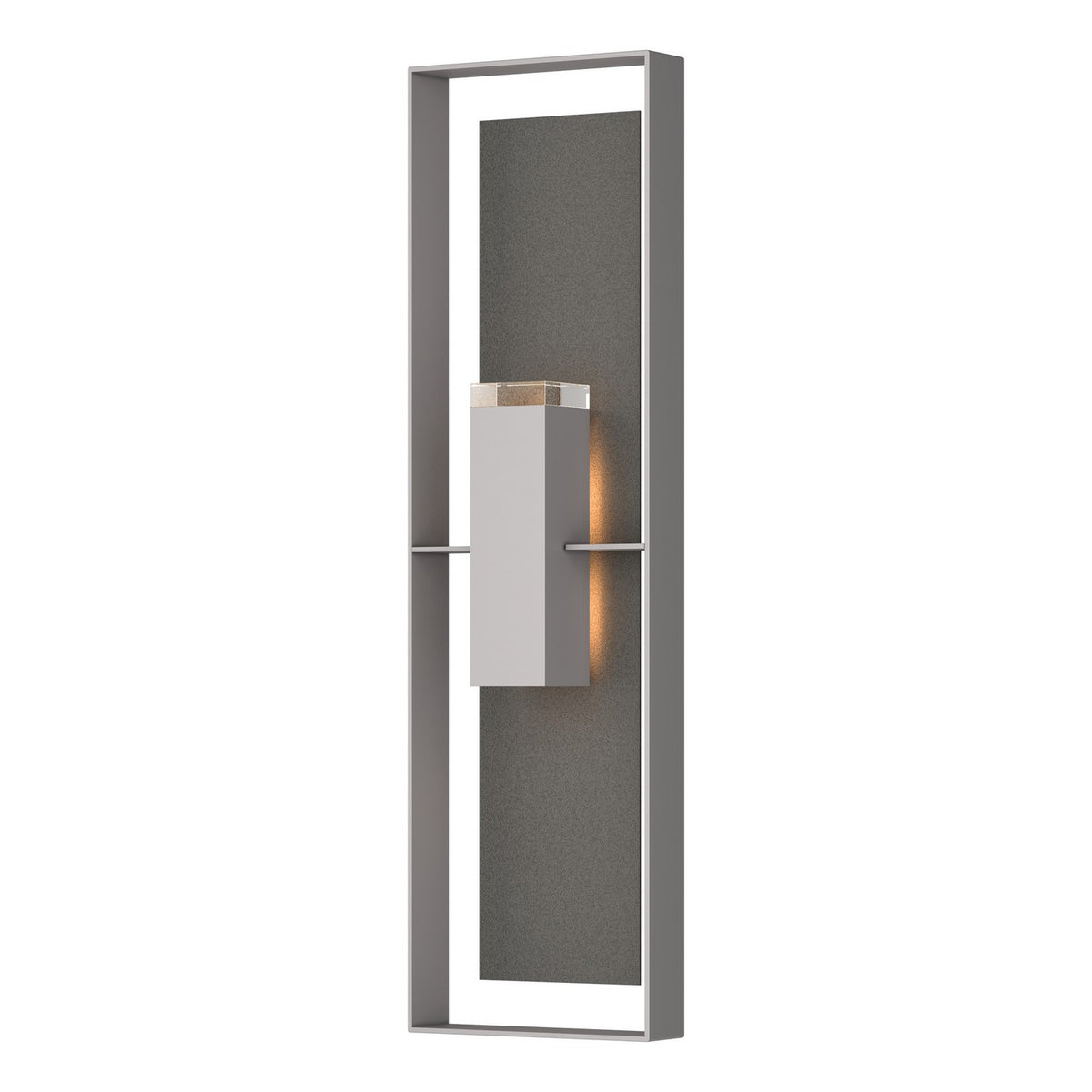 Hubbardton Forge - 302608-SKT-78-20-ZM0736 - Two Light Outdoor Wall Sconce - Shadow Box - Coastal Burnished Steel