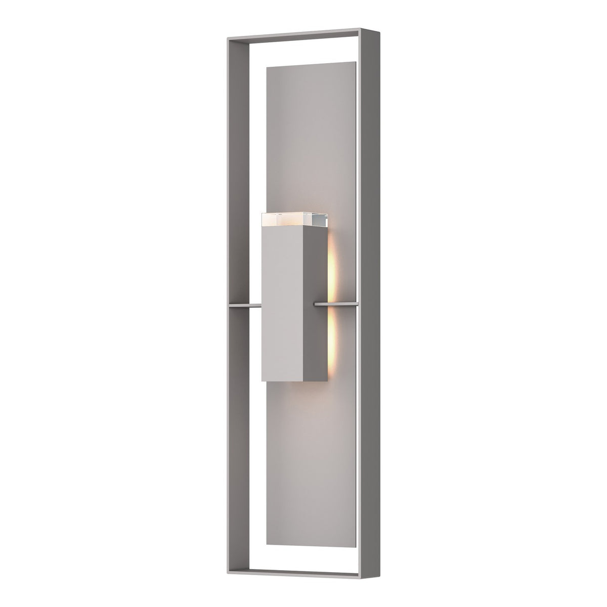 Hubbardton Forge - 302608-SKT-78-78-ZM0736 - Two Light Outdoor Wall Sconce - Shadow Box - Coastal Burnished Steel