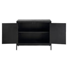Uttermost - 22891 - Cabinet - Front Range - Dark Ebony Oak