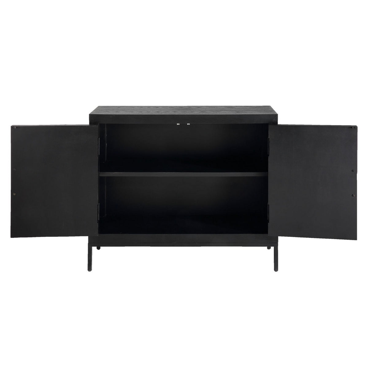 Uttermost - 22891 - Cabinet - Front Range - Dark Ebony Oak