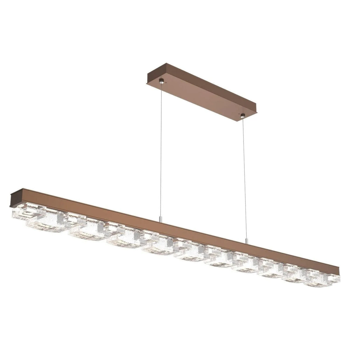 Hammerton Studio - PLB0087-60-BB-TE-CA1-L3 - LED Linear - Tessera - Burnished Bronze