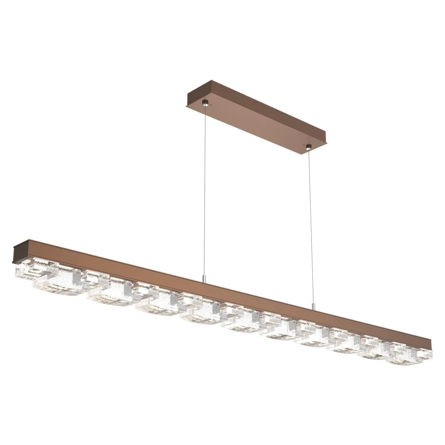 Hammerton Studio - PLB0087-60-BB-TE-CA1-L3 - LED Linear - Tessera - Burnished Bronze