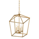 Savoy House - 3-421-4-322 - Four Light Pendant - Townsend - Warm Brass