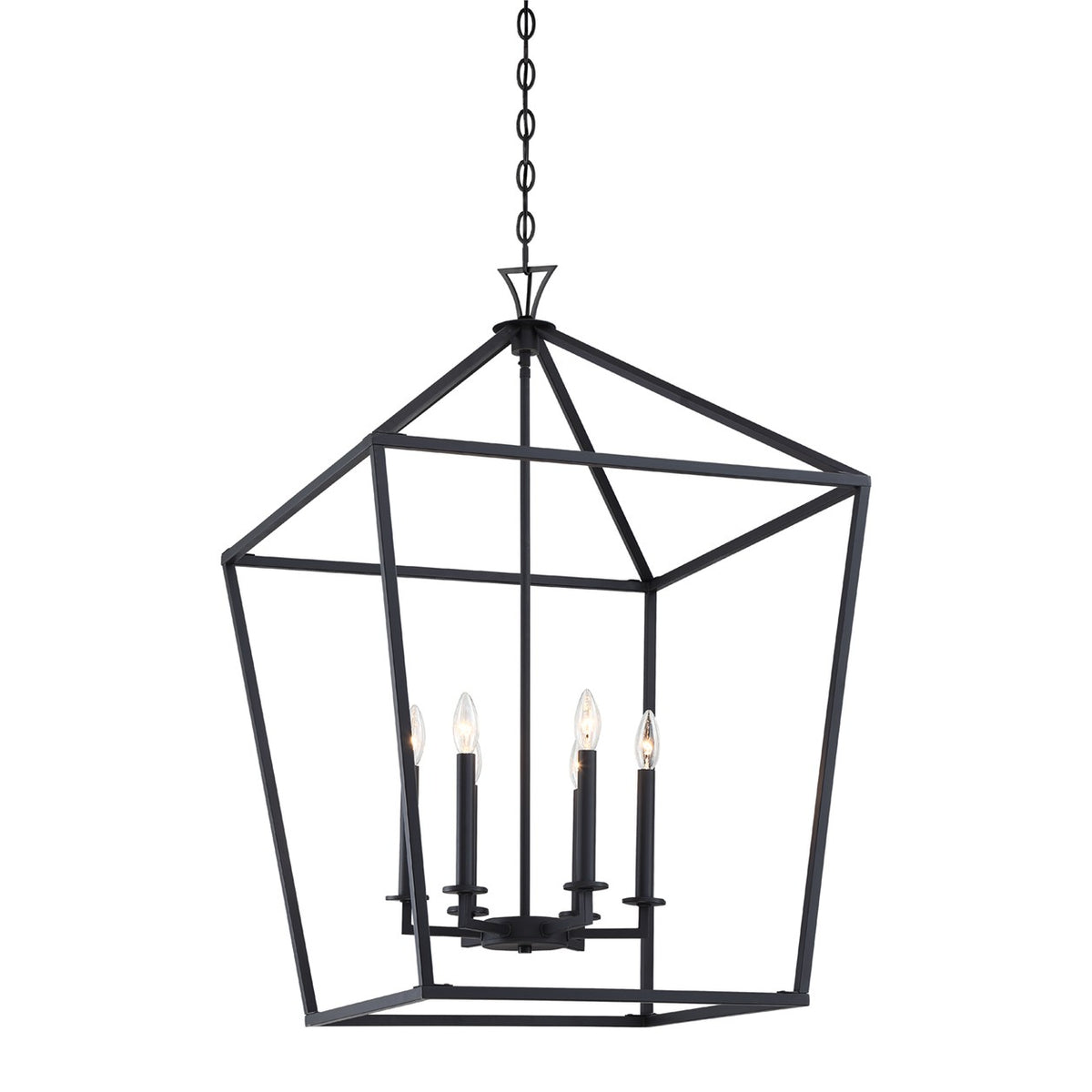 Savoy House - 3-422-6-89 - Six Light Pendant - Townsend - Matte Black
