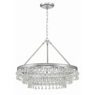 Crystorama - 237-CH - Six lumières Suspendu - Calypso - Chrome poli