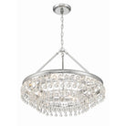 Crystorama - 237-CH - Six lumières Suspendu - Calypso - Chrome poli