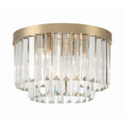 Crystorama - HAY-1400-AG - Quatre lumières Plafonnier - Hayes - Laiton vieilli