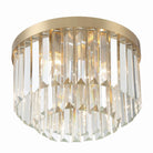 Crystorama - HAY-1400-AG - Quatre lumières Plafonnier - Hayes - Laiton vieilli