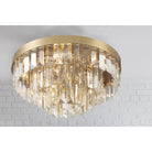 Crystorama - HAY-1403-AG - Huit Lumières Plafonnier - Hayes - Laiton vieilli