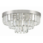 Crystorama - HAY-1403-PN - Huit lumières Plafonnier - Hayes - Nickel poli