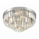 Crystorama - HAY-1403-PN - Huit lumières Plafonnier - Hayes - Nickel poli