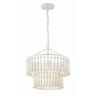 Crystorama - TIA-7100-MT - Une lumière Suspension - Tiana - Blanc mat