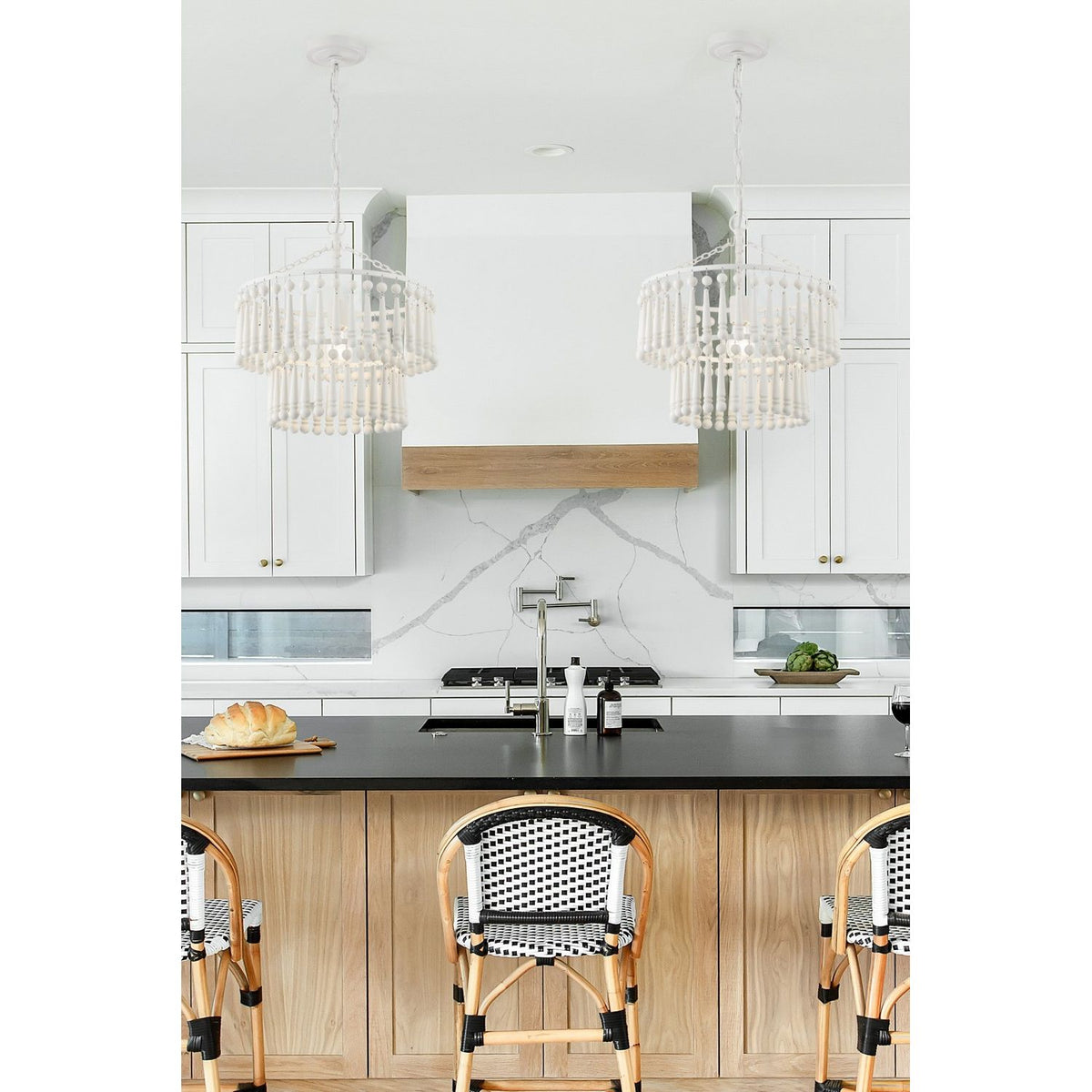 Crystorama - TIA-7100-MT - One Light Pendant - Tiana - Matte White