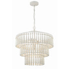 Crystorama - TIA-7103-MT - Trois lumières Suspension - Tiana - Blanc mat
