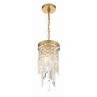 Crystorama - WIN-210-GA-CL-MWP - Une lampe Suspension - Winfield - Or antique