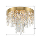 Crystorama - WIN-213-GA-CL-MWP - Four Light Flush Mount - Winfield - Antique Gold
