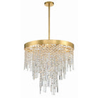 Crystorama - WIN-216-GA-CL-MWP - Six Light Chandelier - Winfield - Antique Gold