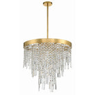 Crystorama - WIN-216-GA-CL-MWP - Six Light Chandelier - Winfield - Antique Gold