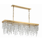 Crystorama - WIN-217-GA-CL-MWP - Six Light Chandelier - Winfield - Antique Gold