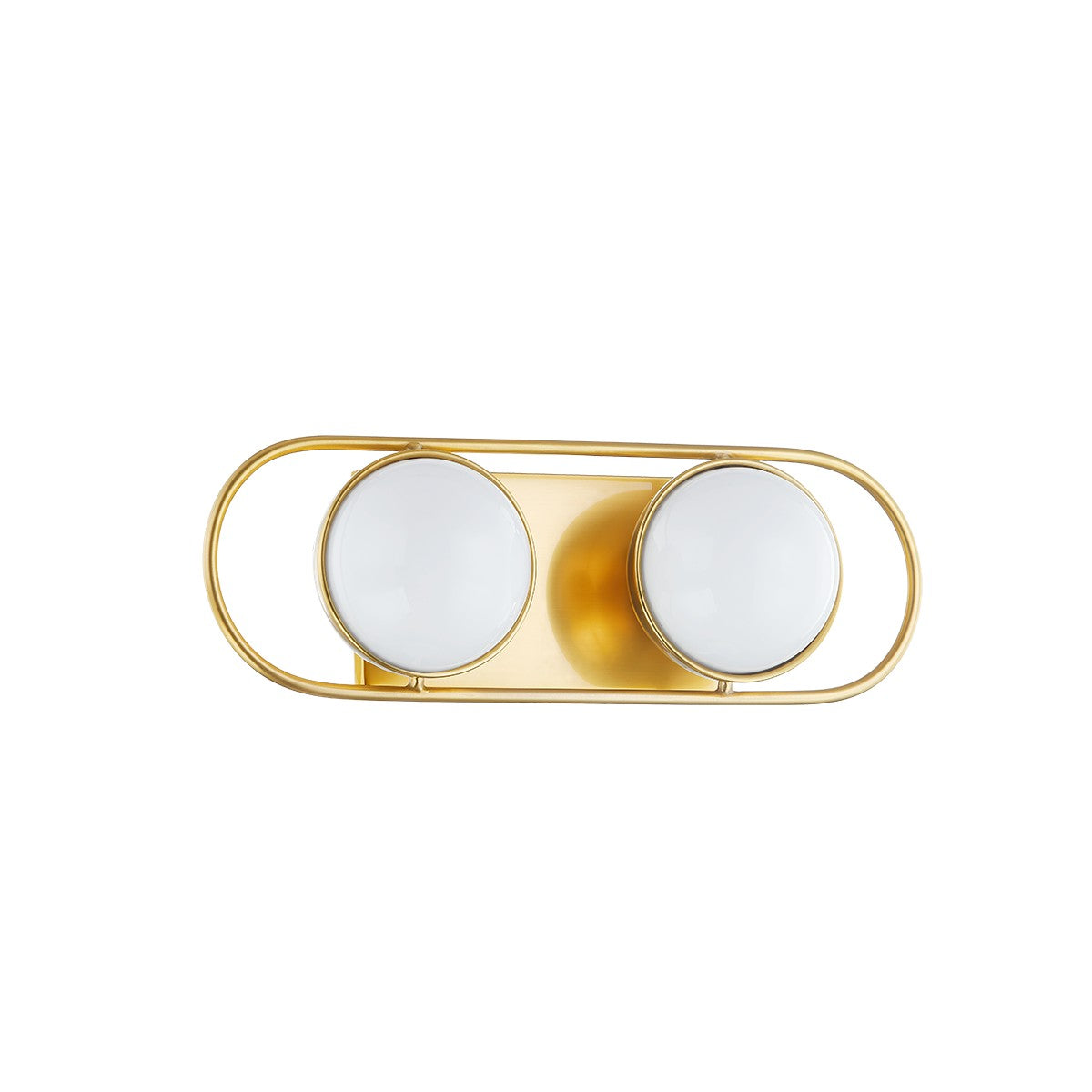 Mitzi - H783302-AGB - Two Light Bath Sconce - Amy - Aged Brass