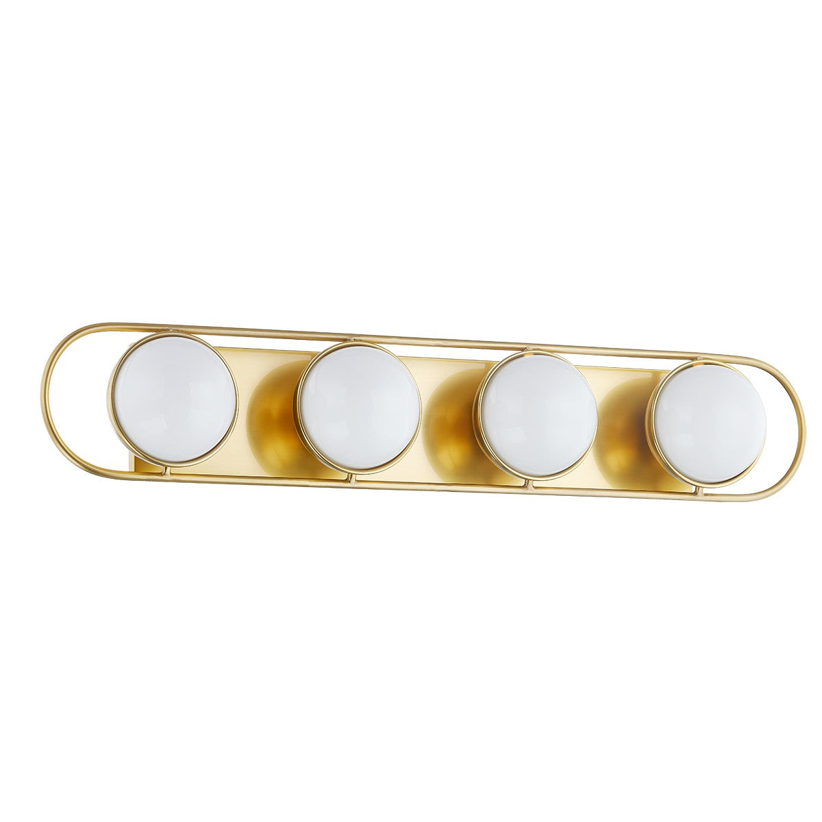 Mitzi - H783304-AGB - Four Light Bath Sconce - Amy - Aged Brass