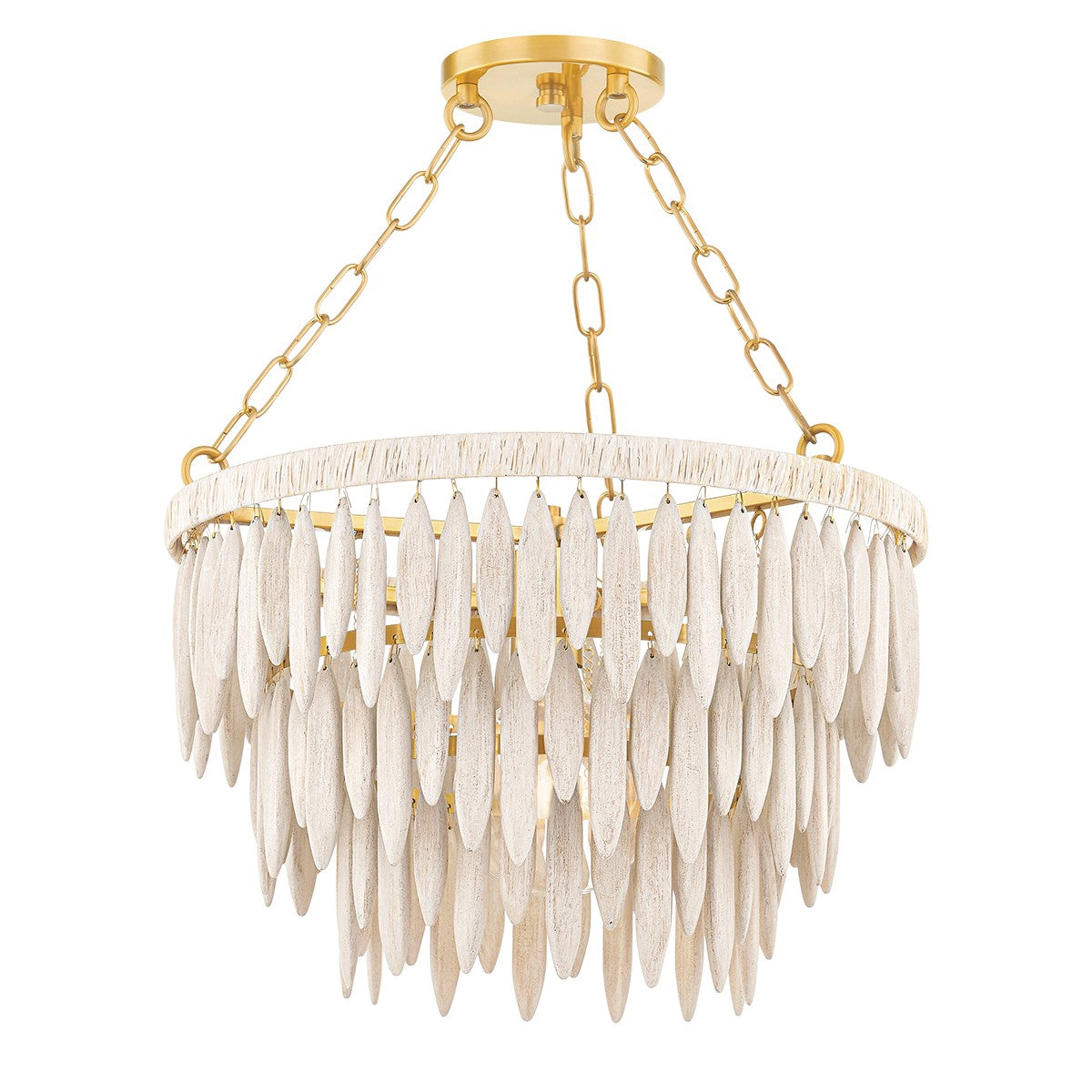 Mitzi - H805701-AGB - One Light Pendant - Tiffany - Aged Brass