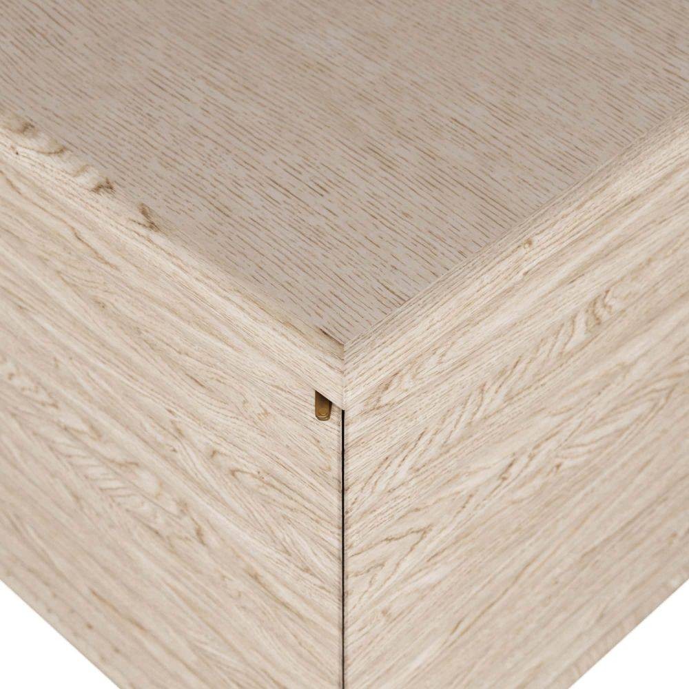 Arteriors - 5738 - Cabinet - Seine - Smoke Oak Veneer/Antique Brass