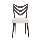 Arteriors - 5769 - Chaise de salle à manger - Sutton - Acajou ébène/Mousseline