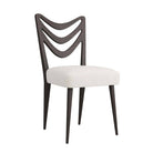 Arteriors - 5769 - Chaise de salle à manger - Sutton - Acajou ébène/Mousseline
