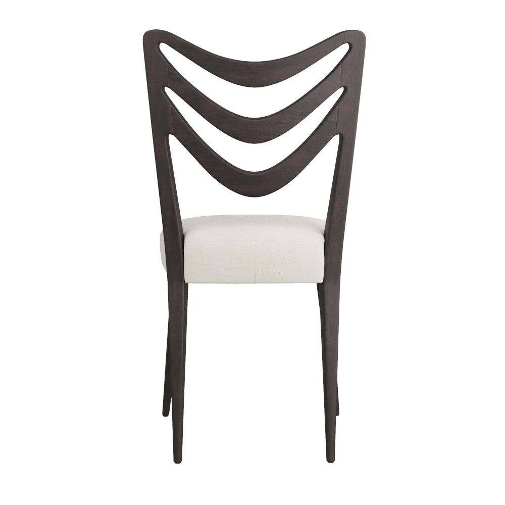 Arteriors - 5769 - Chaise de salle à manger - Sutton - Acajou ébène/Mousseline