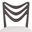 Arteriors - 5769 - Chaise de salle à manger - Sutton - Acajou ébène/Mousseline