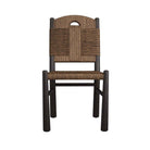 Arteriors - 5775 - Chaise de salle à manger - Solange - Bois de sable/Cordon en papier lavé au tabac