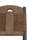 Arteriors - 5775 - Chaise de salle à manger - Solange - Bois de sable/Cordon en papier lavé au tabac