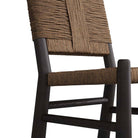 Arteriors - 5775 - Chaise de salle à manger - Solange - Bois de sable/Cordon en papier lavé au tabac
